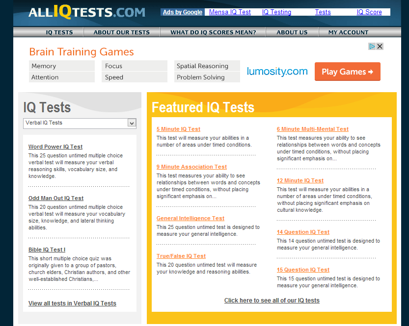 Iq test kind 10 jaar online gratis