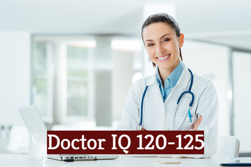 average iq of doctors