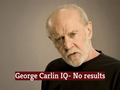 george carlin iq