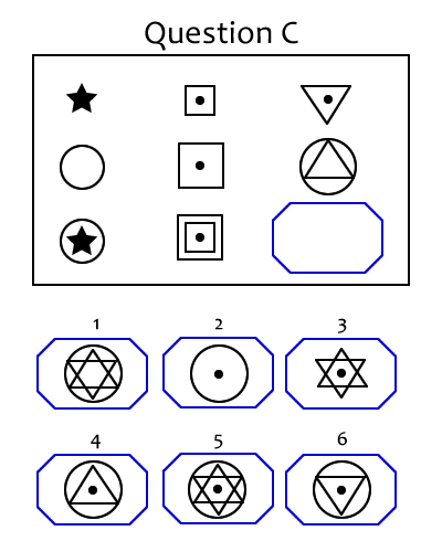 iq test questions with answers sample